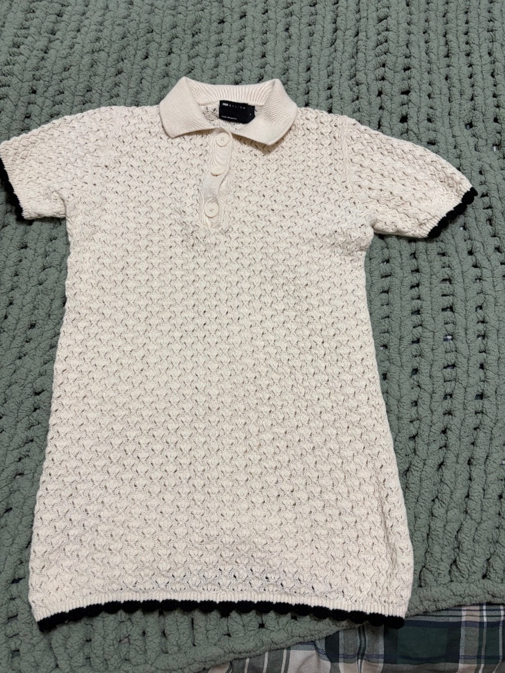 ASOS DESIGN 100% Cotton Knit Sweater Dress | Size S